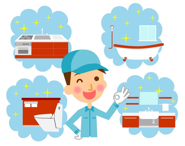 浴室など水回り防カビコーティング施工後