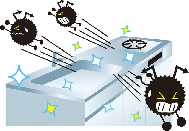 浴室など水回り防カビ抗菌コーティング